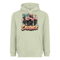 Matcha Egg crusher Easter truck Easter Day Heavyweight Hoodie - HowdyJamesFarm