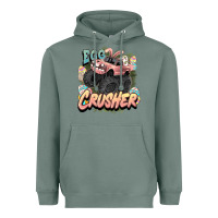 Sage Egg crusher Easter truck Easter Day Heavyweight Hoodie - HowdyJamesFarm