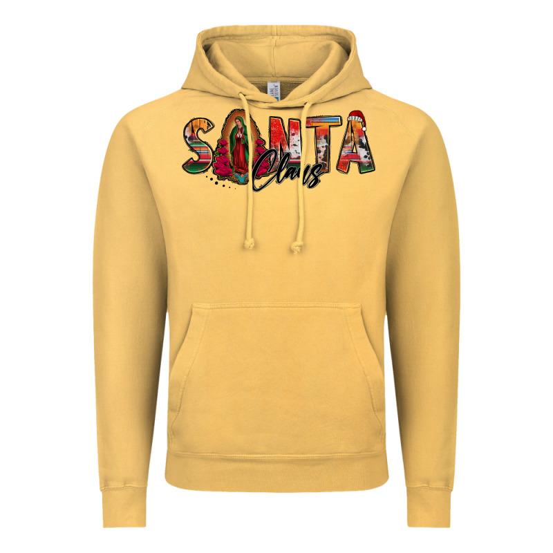Santa Claus Lady Of Guadalupe Vintage Hoodie by Jasminsmagicworld | Teevron