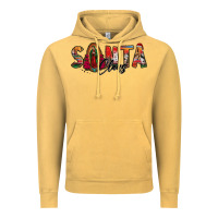 Vintage Mustard santa claus lady of guadalupe Vintage Hoodie - Jasminsmagicworld