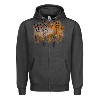 Charcoal Heather Let's Get Baked Zipper Hoodie - Bettercallsaul