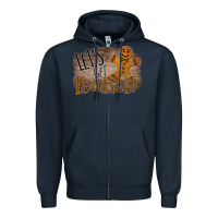 Navy Let's Get Baked Zipper Hoodie - Bettercallsaul