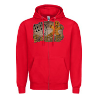 Red Let's Get Baked Zipper Hoodie - Bettercallsaul