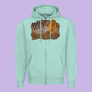 Let's Get Baked Zipper Hoodie Designed By Bettercallsaul
