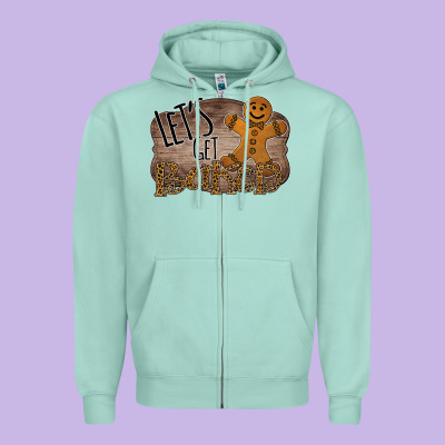 Let's Get Baked Zipper Hoodie Designed By Bettercallsaul