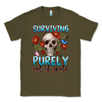 Army Green surviving purely out of spite Classic Tee - JahusDesignShop