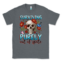 Charcoal Heather surviving purely out of spite Classic Tee - JahusDesignShop