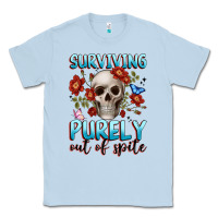 Dusty Blue surviving purely out of spite Classic Tee - JahusDesignShop