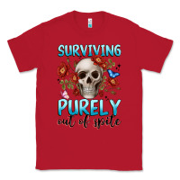Red surviving purely out of spite Classic Tee - JahusDesignShop
