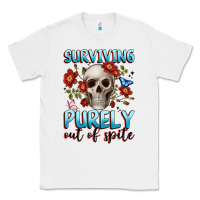 White surviving purely out of spite Classic Tee - JahusDesignShop
