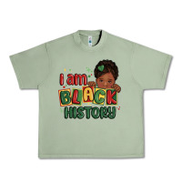 Oil Green i am black history black girl Urban Heavy Tee - MaliasSmallBusiness