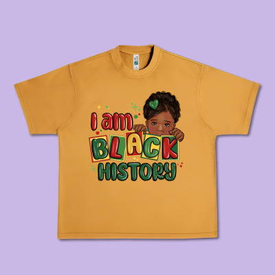 I Am Black History Black Girl Urban Heavy Tee Designed By Maliassmallbusiness