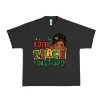 Pigment Black i am black history black girl Urban Heavy Tee - MaliasSmallBusiness
