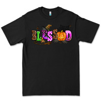Black halloween blessed Premium Tee - AdoDesignShop
