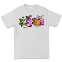 Dove Grey halloween blessed Premium Tee - AdoDesignShop