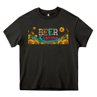 Asphalt beer and sunshine 16oz libbey cup Heavy Core Tee - HRA Design Shop