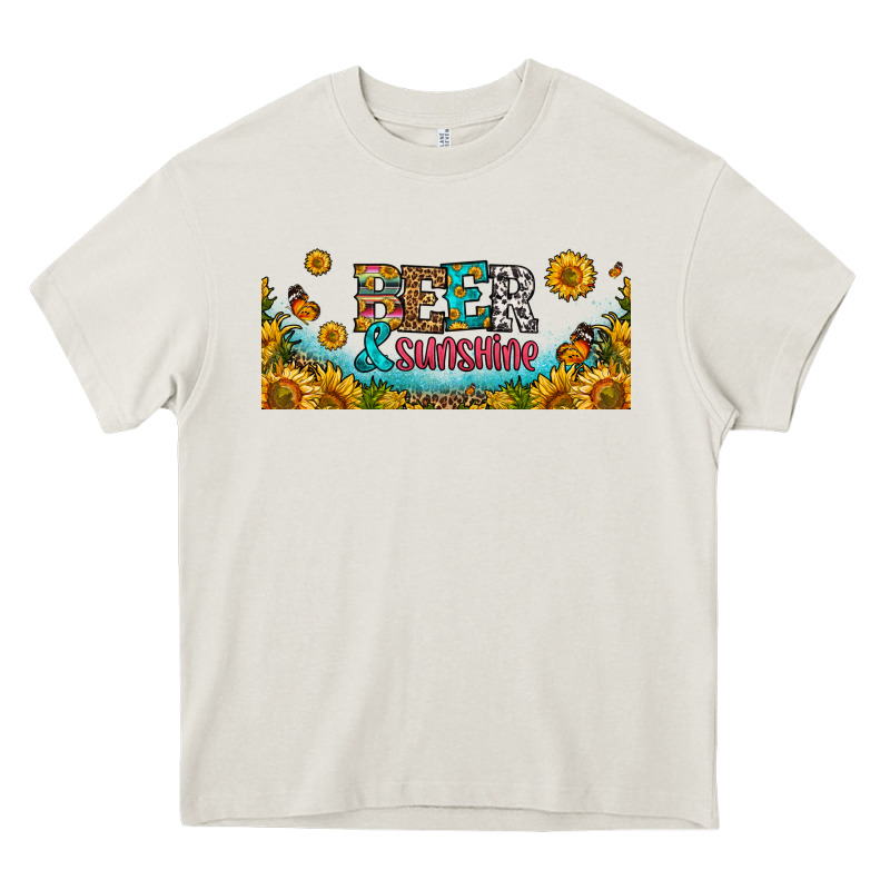 Beer And Sunshine 16oz Libbey Cup Heavy Core Tee by HRA Design Shop | Teevron
