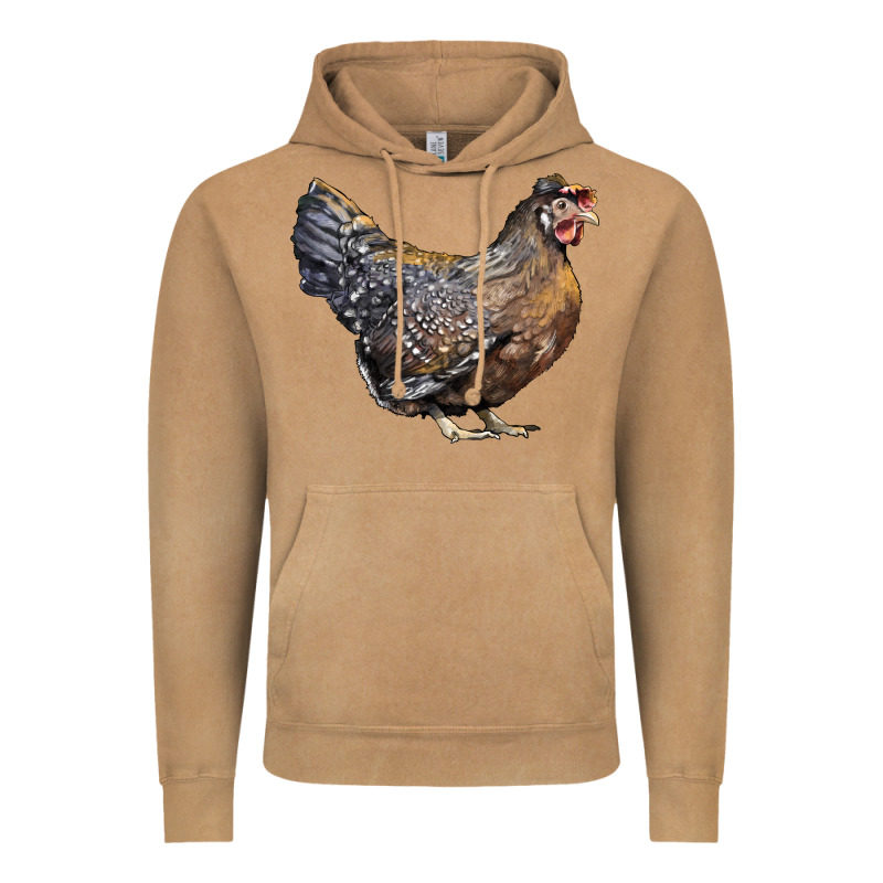 Cream Legbar Chicken Vintage Hoodie by LillyAllenDesigns | Teevron