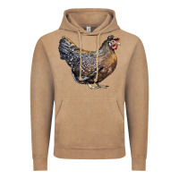 Vintage Coffee Cream Legbar Chicken Vintage Hoodie - LillyAllenDesigns
