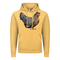 Vintage Mustard Cream Legbar Chicken Vintage Hoodie - LillyAllenDesigns