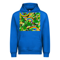 Cobalt St. Patrick's Day Urban Hoodie - FaDigitalArtStudio