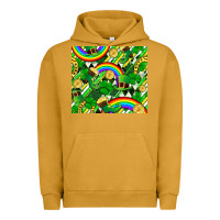 Pigment Peanut Butter St. Patrick's Day Urban Hoodie - FaDigitalArtStudio