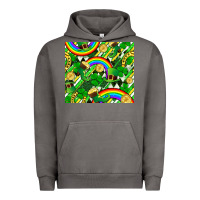 Pigment Tornado St. Patrick's Day Urban Hoodie - FaDigitalArtStudio