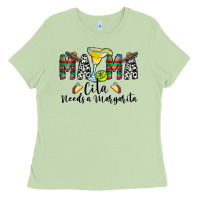 Matcha Mama Cita Needs a Margarita Ladies Tee - CowhideDigitalArt