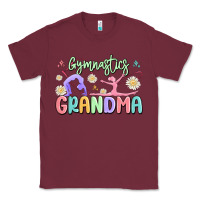Burgundy gymnastics grandma Classic Tee - MaliasSmallBusiness