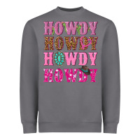 Storm pink howdy howdy howdy Heavyweight Sweatshirt - NancyCooperArtShop