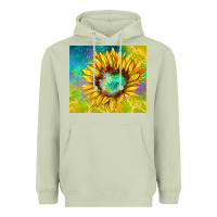 Matcha sparkling sunflower Heavyweight Hoodie - TumblerDesignByShophia