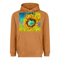 Meerkat sparkling sunflower Heavyweight Hoodie - TumblerDesignByShophia