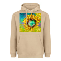 Mushroom sparkling sunflower Heavyweight Hoodie - TumblerDesignByShophia