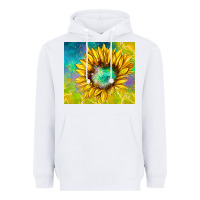 White sparkling sunflower Heavyweight Hoodie - TumblerDesignByShophia