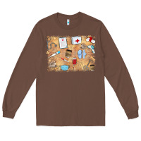 Chestnut nurse Long Sleeve Tee - MaliasSmallBusiness