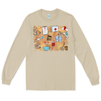 Mushroom nurse Long Sleeve Tee - MaliasSmallBusiness