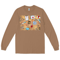 Toasted Coconut nurse Long Sleeve Tee - MaliasSmallBusiness
