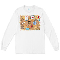 White nurse Long Sleeve Tee - MaliasSmallBusiness