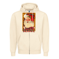 Sandshell Behave Santa Zipper Hoodie - Bettercallsaul
