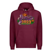 Burgundy Senior 2023 basketball Premium Hoodie - HowdyJamesFarm
