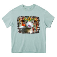 Arona sunflower sheep Heavy Core Tee - RacoonDesign