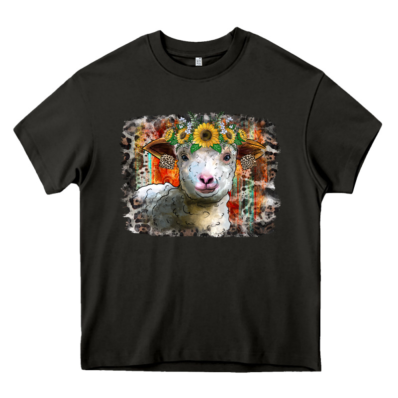 Sunflower Sheep Heavy Core Tee by RacoonDesign | Teevron
