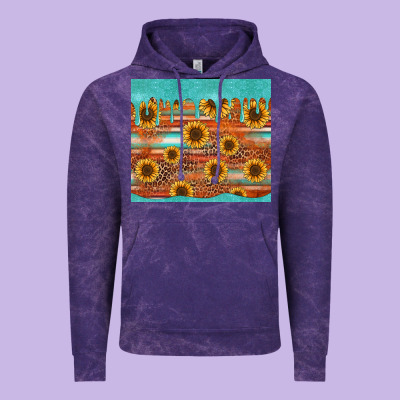 Turquoise Leopard Distressed Serape Background Tumbler Vintage Hoodie Designed By Jasminsmagicworld