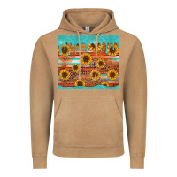 Vintage Camel turquoise leopard distressed serape background tumbler Vintage Hoodie - Jasminsmagicworld