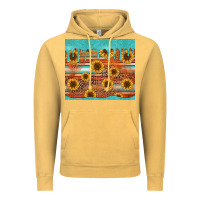 Vintage Mustard turquoise leopard distressed serape background tumbler Vintage Hoodie - Jasminsmagicworld