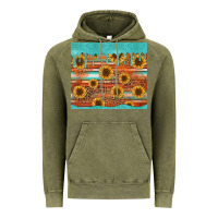 Vintage Olive turquoise leopard distressed serape background tumbler Vintage Hoodie - Jasminsmagicworld