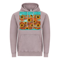 Vintage Zinc turquoise leopard distressed serape background tumbler Vintage Hoodie - Jasminsmagicworld