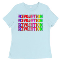 Baby Blue lgbtq revolution Ladies Tee - HRA Design Shop