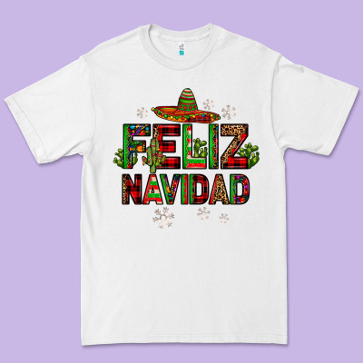 Feliz Navidad Premium Tee Designed By Jahusdesignshop