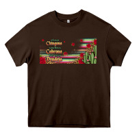 Chocolate Brown always chingona 16oz libbey cup Heavy Core Tee - HRA Design Shop